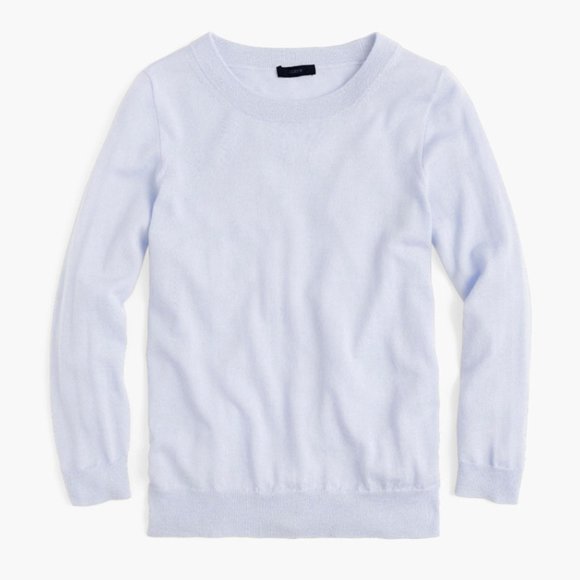 XXS Shale Blue J. Crew Tippi Sweater Merino Wool - Picture 2 of 6